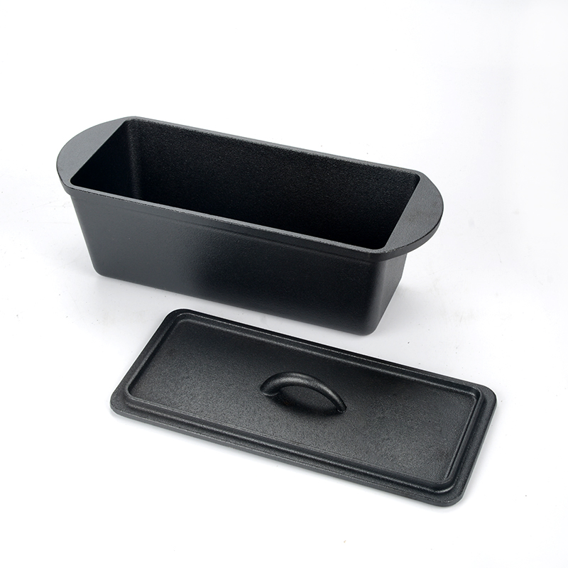 Чугунная форма для хлеба с крышкой