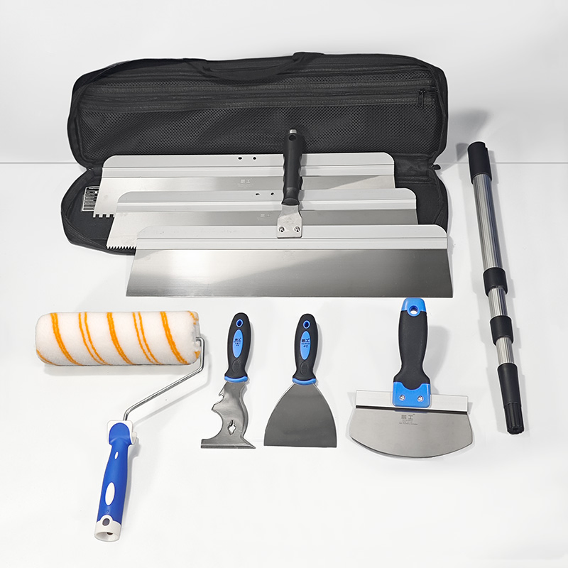 Versatile Telescopic Rod Squeegee and Paint Scraper Tool Set