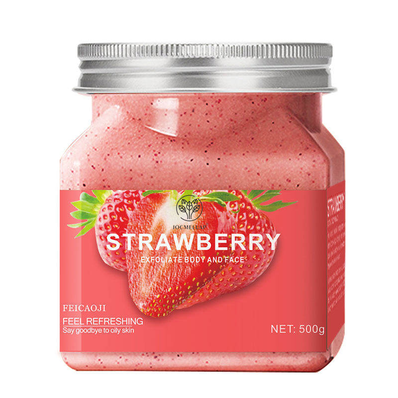 Custom Logo Natural Skin Care 100% Organic Exfoliate Fruit Face Body Scrub