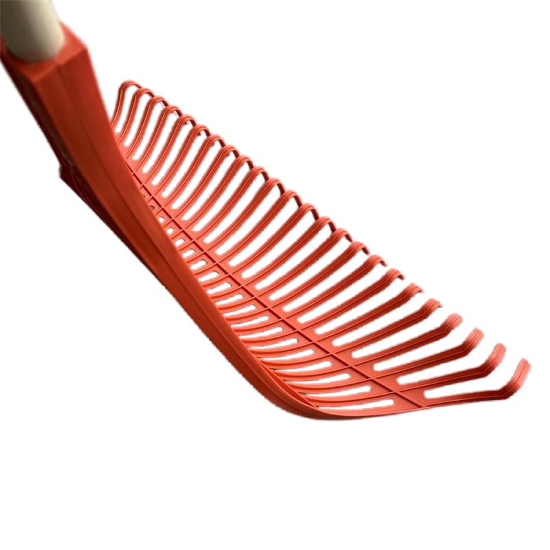 24 Teeth Grass Lawn Leveling Garden Plastic Rake with Wooden Handle
