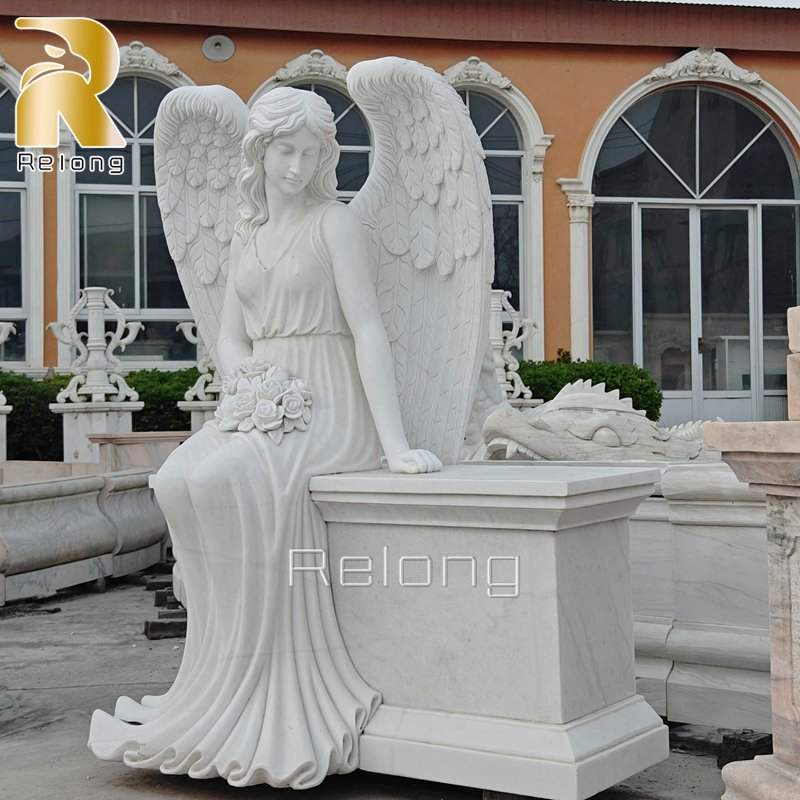 Custom Memorial Marble Carving Tombstone Sculptures