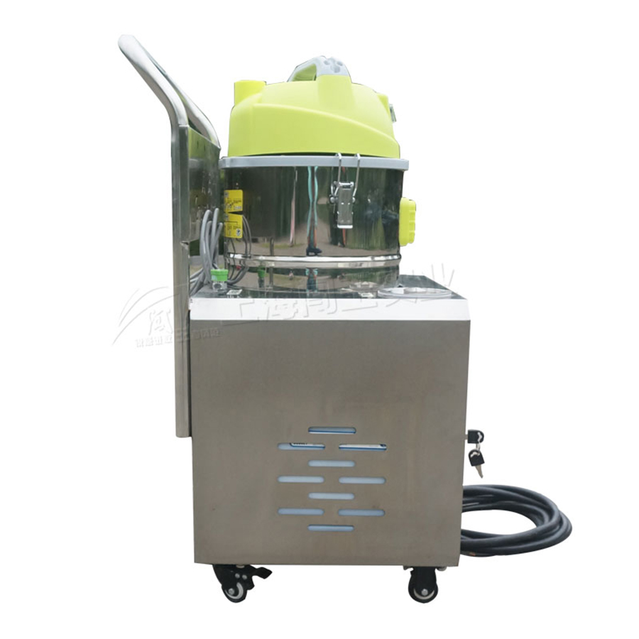 6kw 220V Wet and Dry Adjustable Steam Cleaner, 0-6 Level Moisture Control Steam Washer with Vacuum for Car Upholstery Kitchen Degreasing