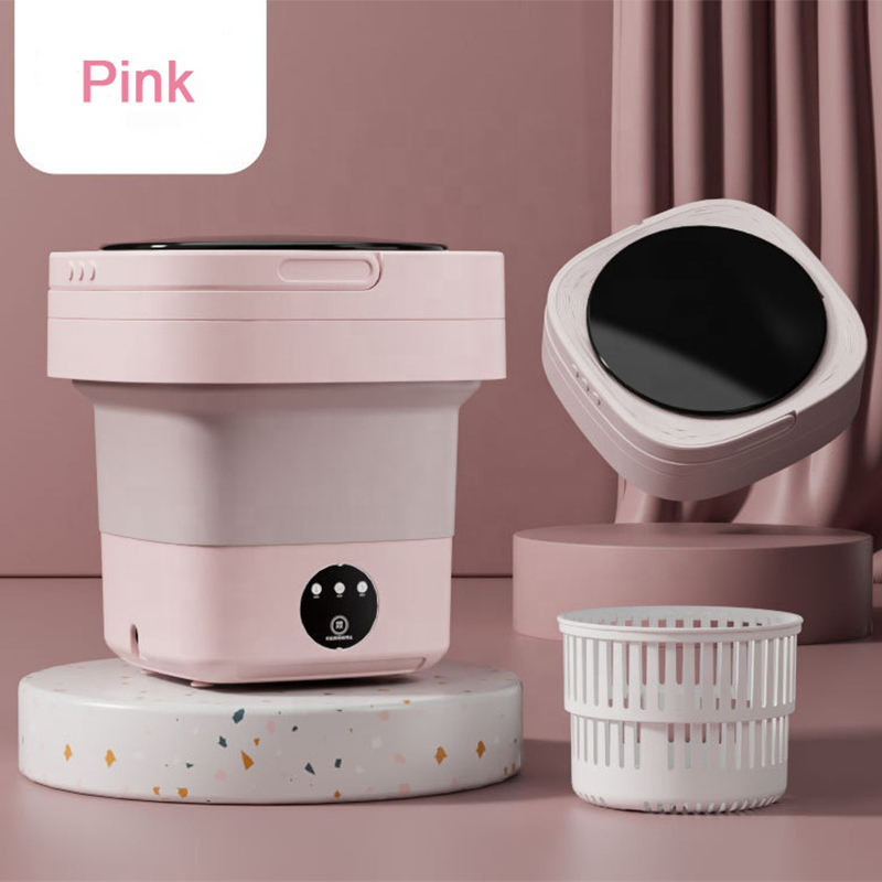 Household Folding 8L Wash-and-Dry All-in-One Washing Machine, Small Washing Machine, Portable Washing Machine