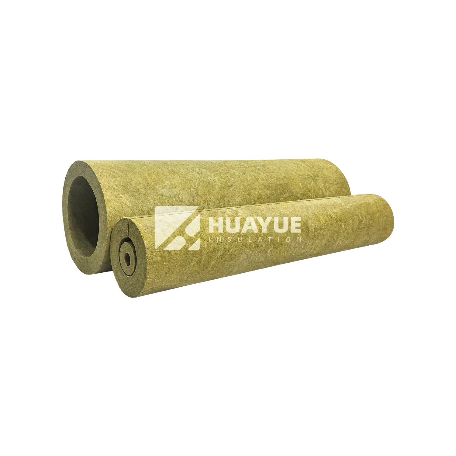 Huayue Modern Industrial Design Stone Wool Pipe Section ISO Certified 25mm/50mm Thickness Composite Material