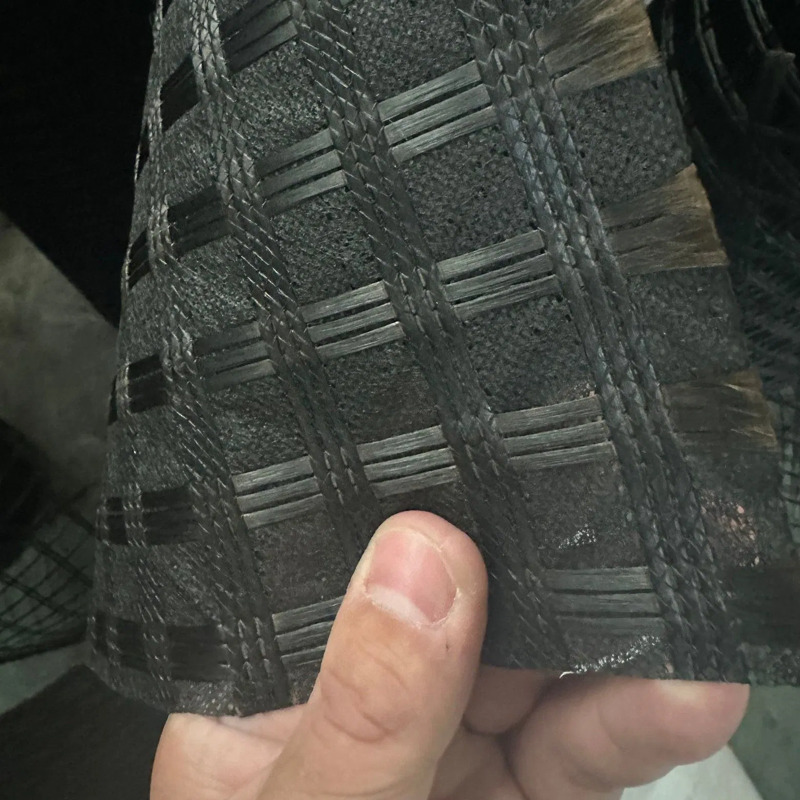 China Factory Building Material Pet Polyester Geogrid for Mining Project Use Fiberglass Material Composite Geogrid