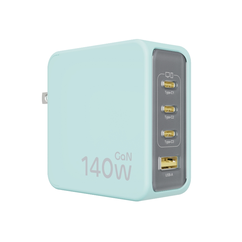Зарядное устройство 140W USB C с 4 портами