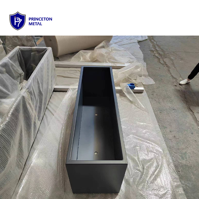 Горшок-клумба алюминиевый уличный декоративный