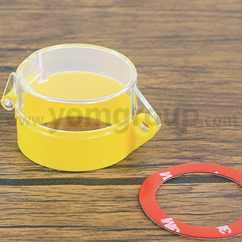 Customizable Button Lockout with High Strength Glass Resin PC