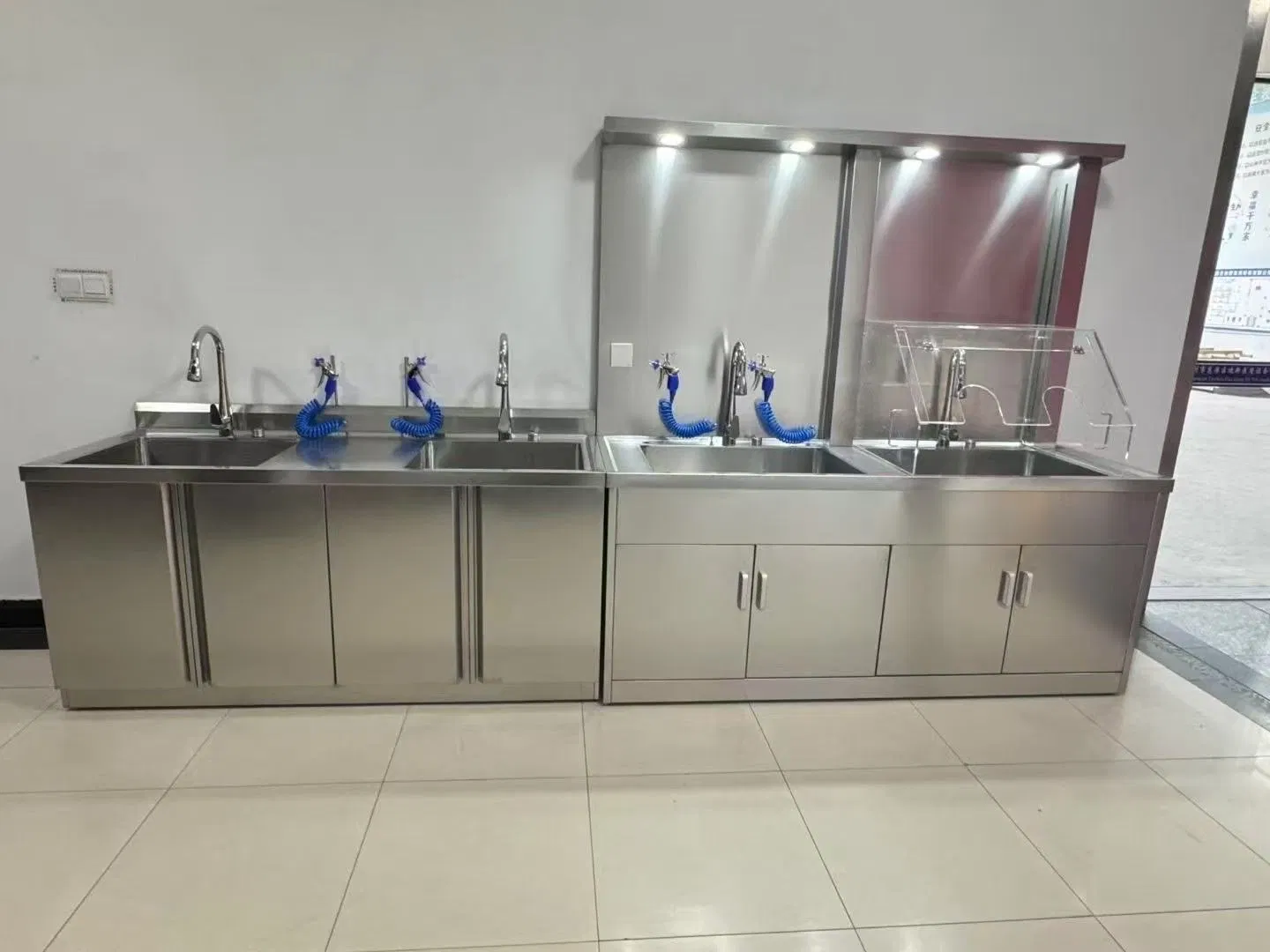 Hospital Disinfection Sink Medical Equipment Washing Sink