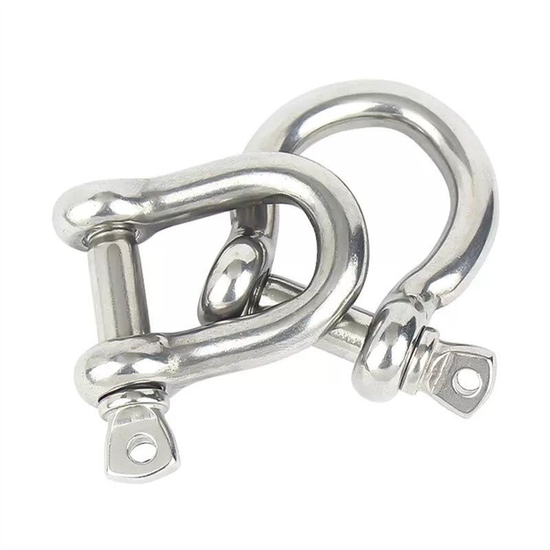 Marine Stainless Steel D Shackle Bow Shackle M4 M5 M6 M8 M10 M12 M14 M16 M18 M20 M22 M25 M28 M32 M38