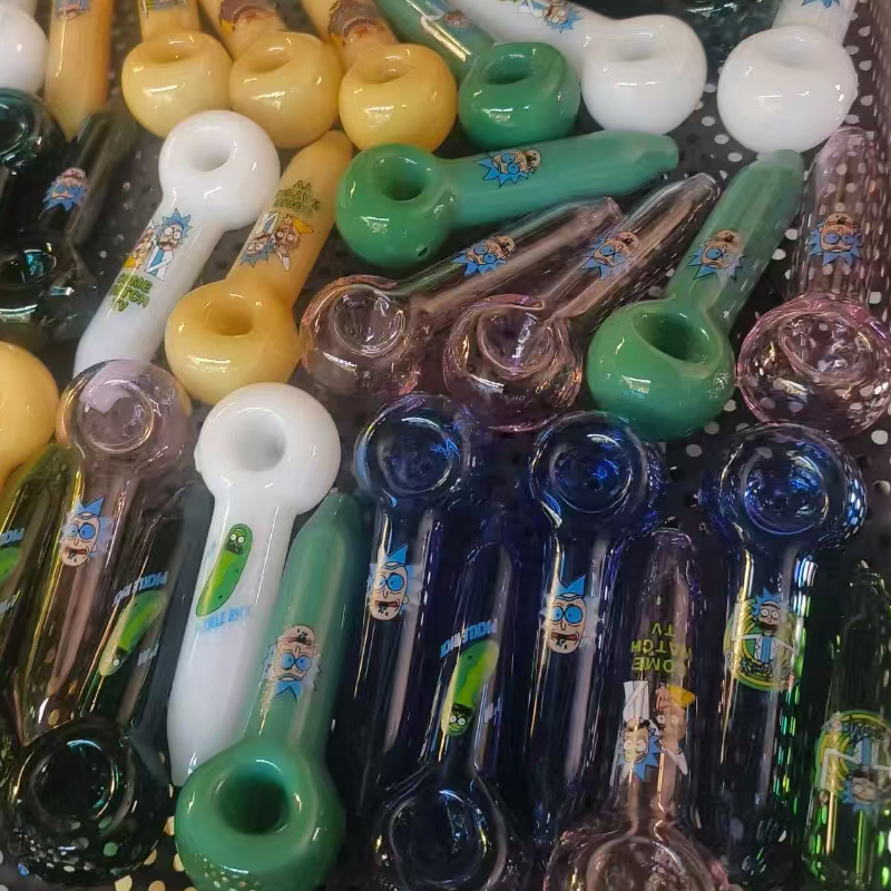 4.0 Inches Mini Smoking Pipes Spoon Hand Water Pipes Smoking Accessory Oil Burner Pipes