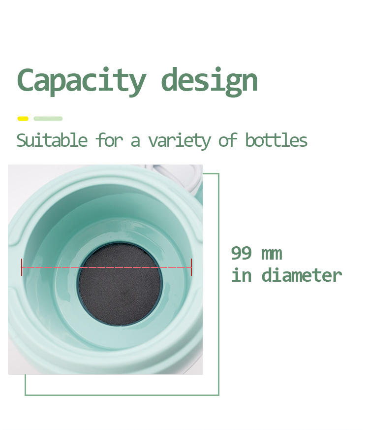 New Born Feeding Baby Bottle Warmer 3 Color LED Display Baby Milk Warmer with Sterilizer