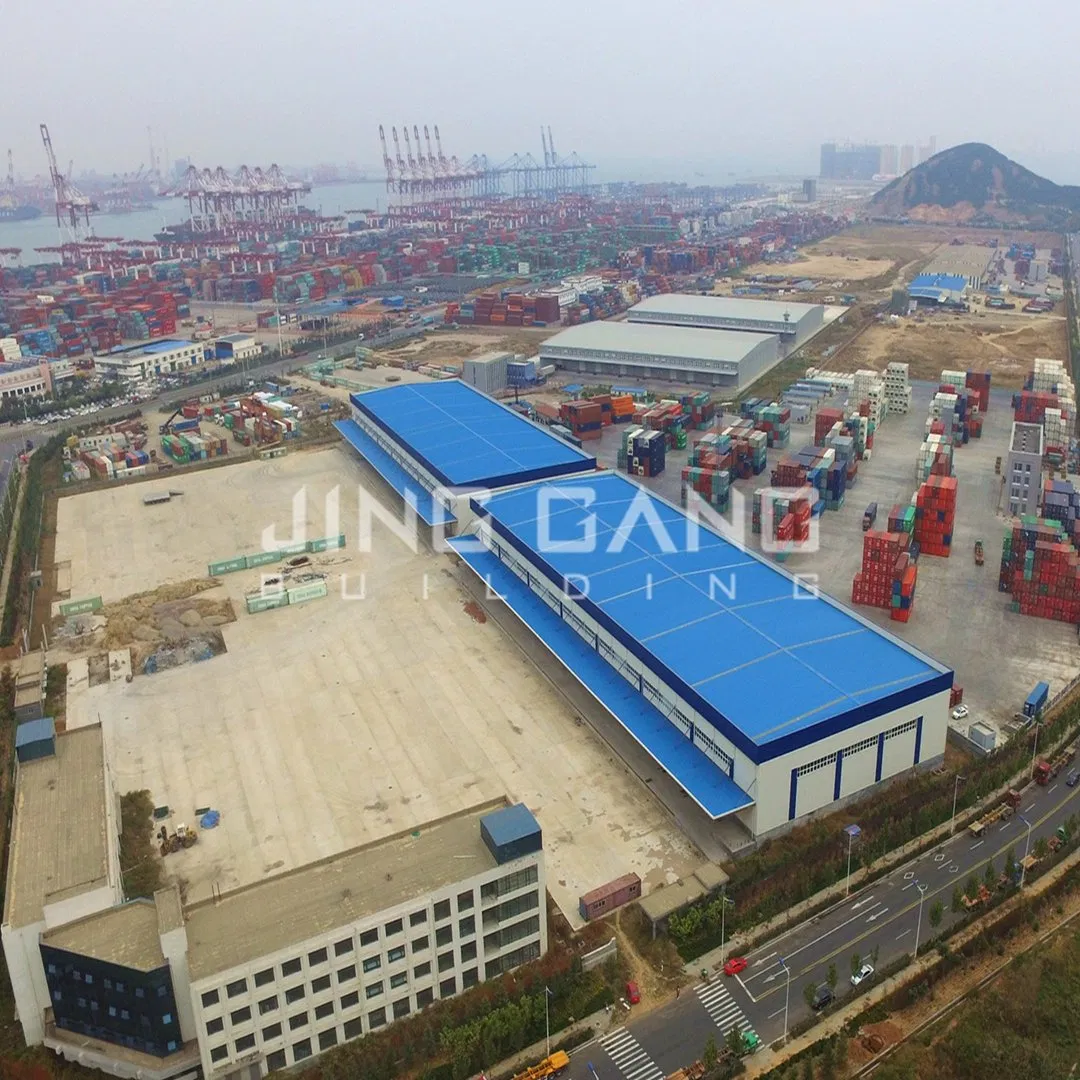 Commercial Steel Structure Industrial Construction Prefabricated Warehouse Workshop Building with H Column