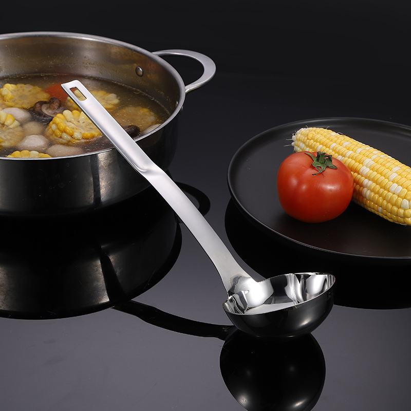 304 Stainless Steel Creative Oil Soup Separation Long Handle Oil Separator Spoon