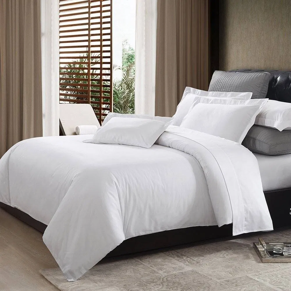 Luxurious 100% Cotton Hotel Duvet Cover Bedding Set