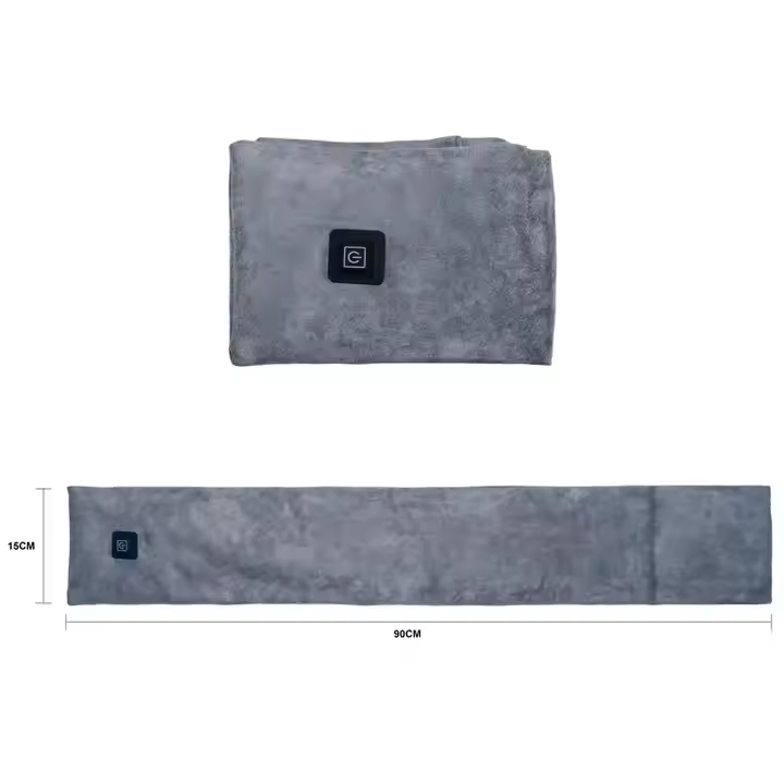 Personal Care Neck Protector Electric Warmer Neck and Shoulder Wrap Heating Pad with Chinese Herb Bag