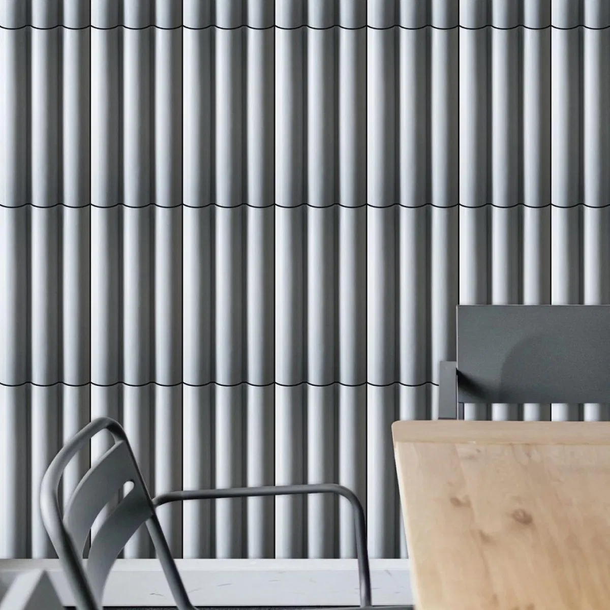 3D strong Concrete Bricks for room office hall interior exterior Wall cladding fireproof Eco-Friendly Bamboo 150*300*8mm