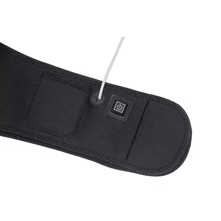 OEM ODM Portable Heating Waist Back Support Far Infrared Therapy Waist Rechargeable Wireless Electric Healthcare Massage Heated Belt