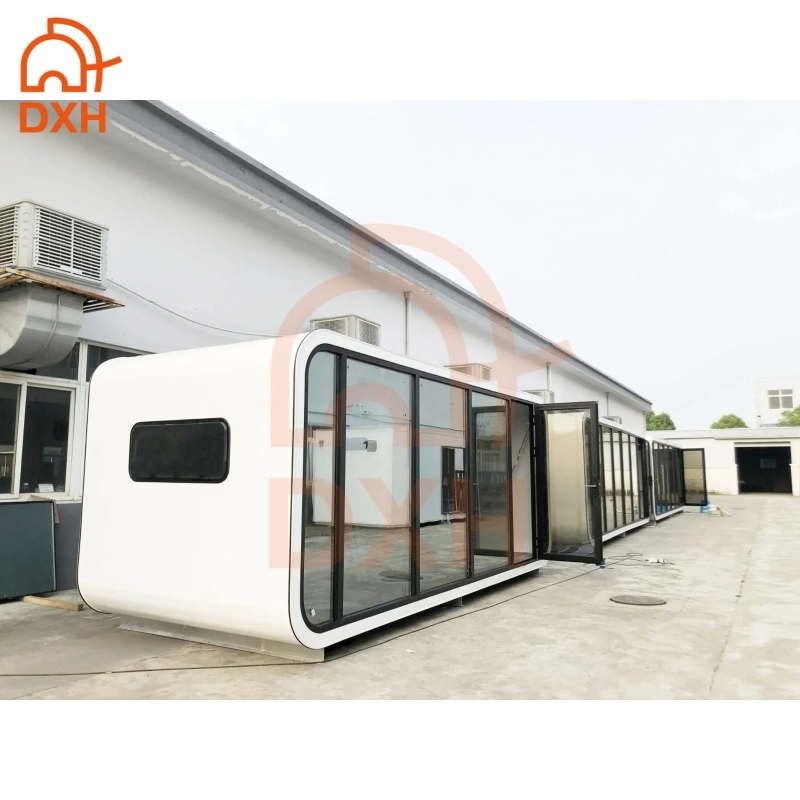 High Quality Customized Steel House Portable Office Camping Container Prefabricated Building Apple Cabin