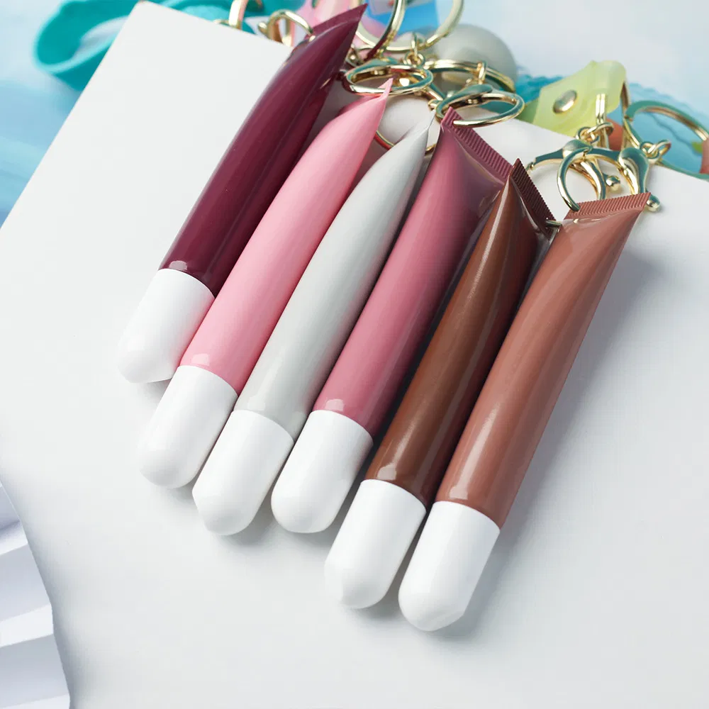 Custom Makeup Vegan Lip Balm Oil Hydrating Lip Gloss Fruit Flavor Peptide Lip Tint