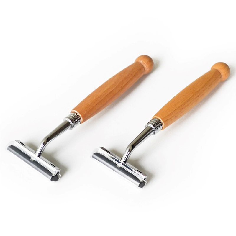 Wooden Handle Razor with Hotel Amenities for Guest Room
