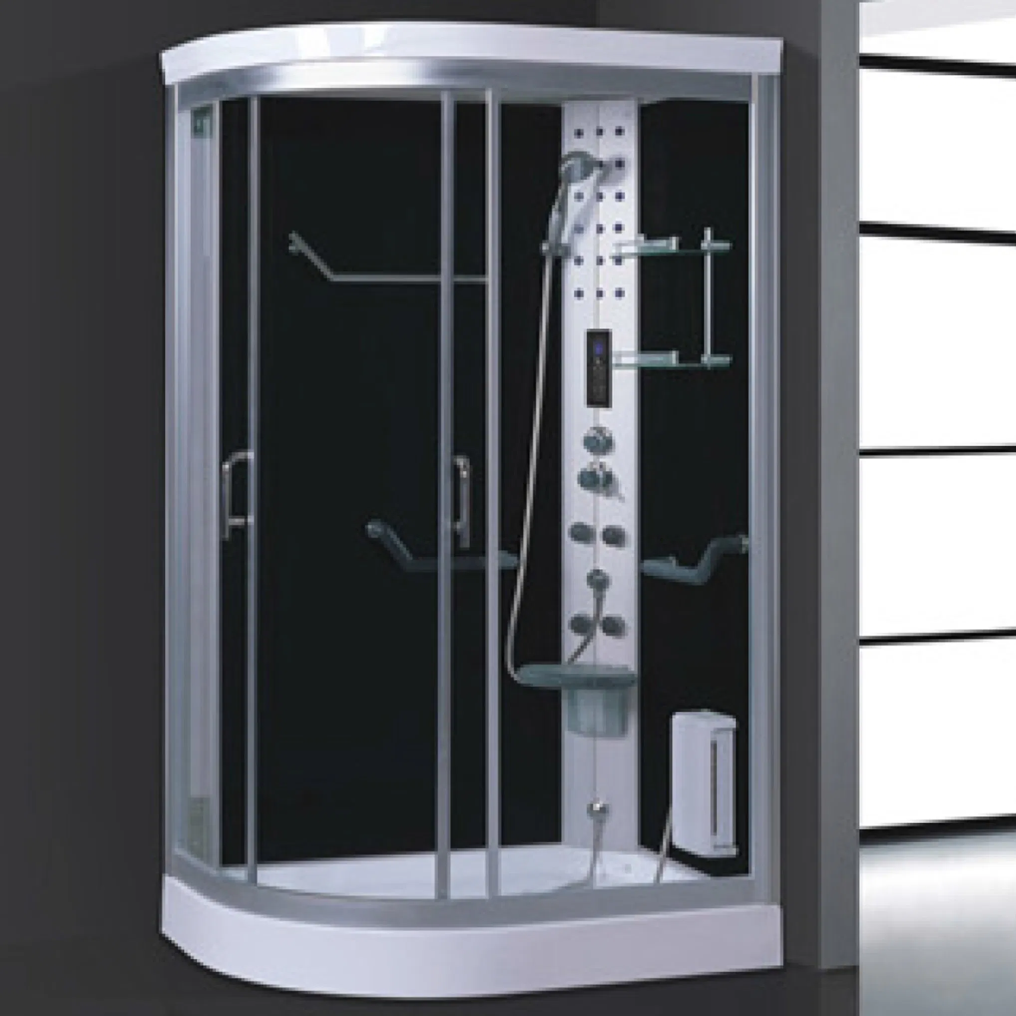 1200X800 Modern Small Steam Shower Bath Cabin Unit