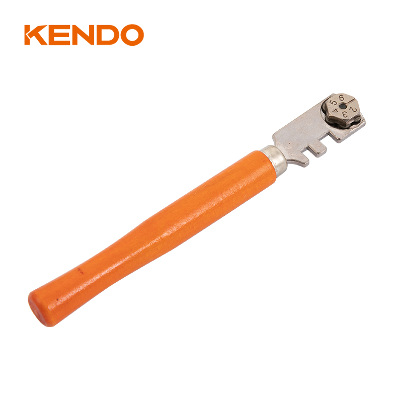 Kendo Carbide Glass Cutter with 6 Tungsten Carbide Wheels