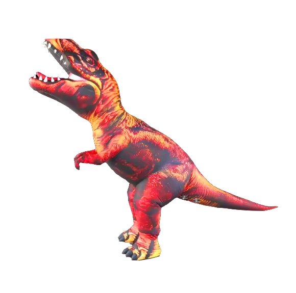 Parade Walking Costume Inflatable Dinosaur Costume Walking Dragon Moving Mascot for Parade