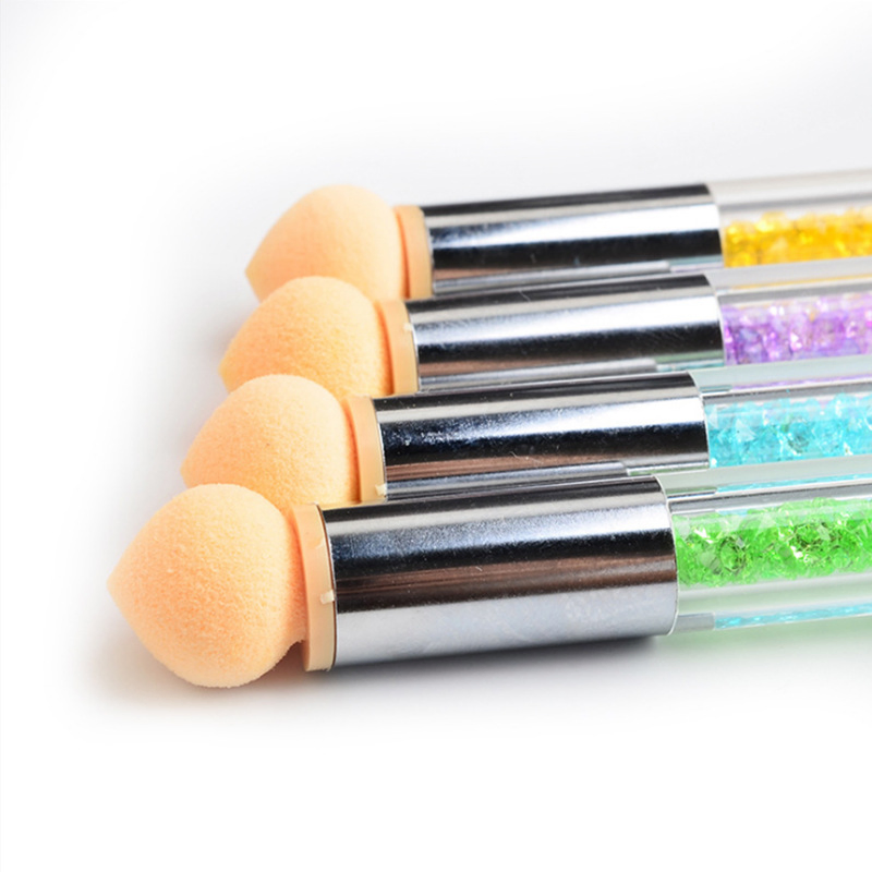 Nail Painting Sponge Brush Double Ended Manicure Nail Art DOT