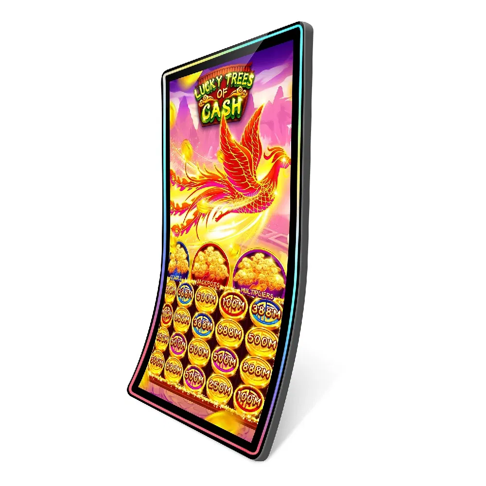 Factory Custom 32 43 49 55 Inch 4K Touch LCD Curved Monitor for Casino Slot Gaming Machines