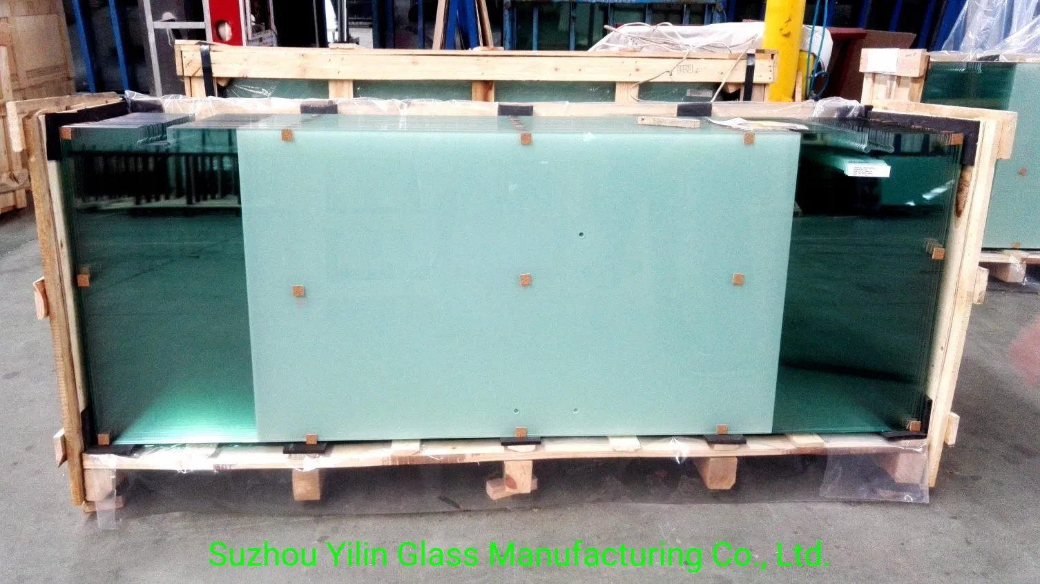 Tempered Printed Glass with The Frosted Effect