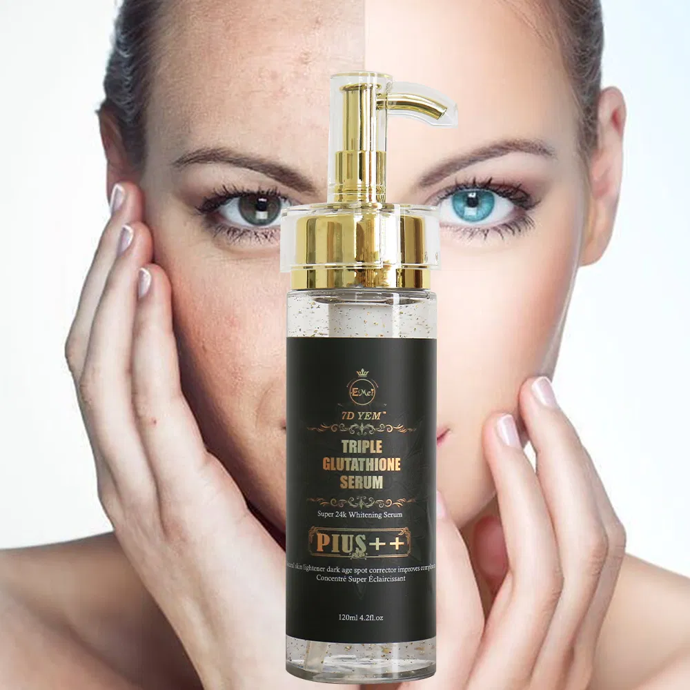 Glutathione Serum Private Label Nourishes Skin Brightens Anti Aging Remove Black Spots Double Glutathione Super Whitening Serum