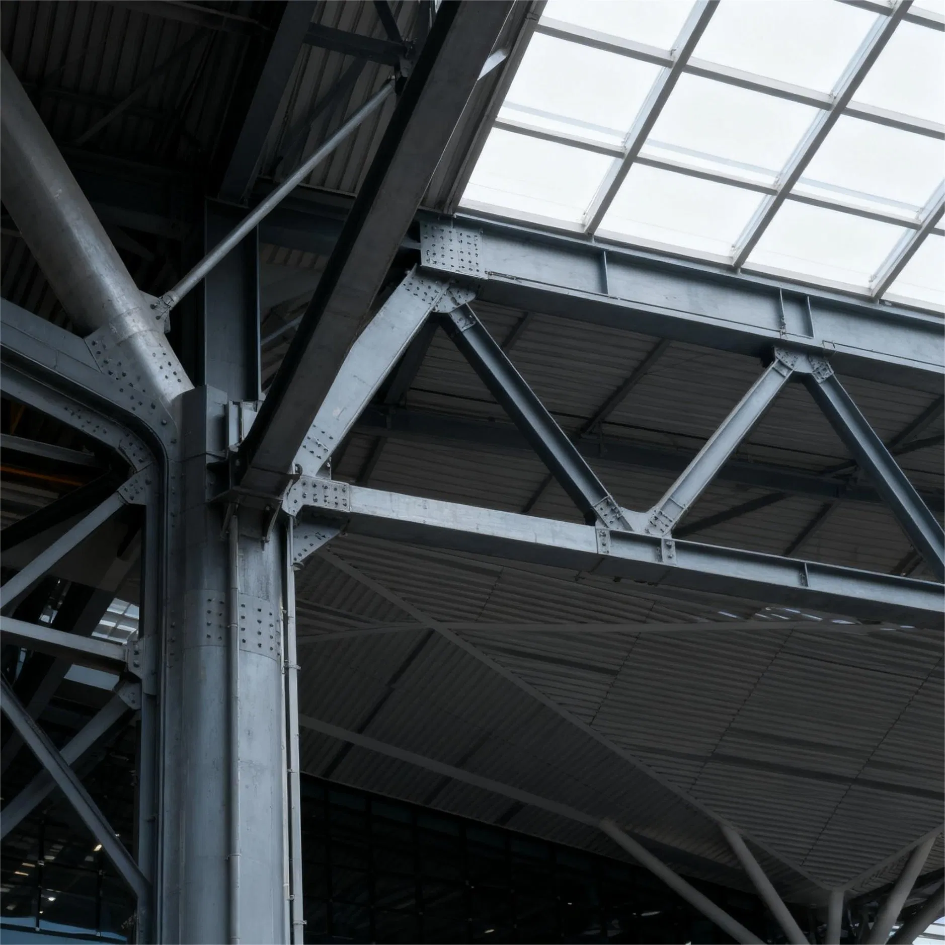 Durable Metal Frame Warehouse Construction with Thermal Insulation Panels