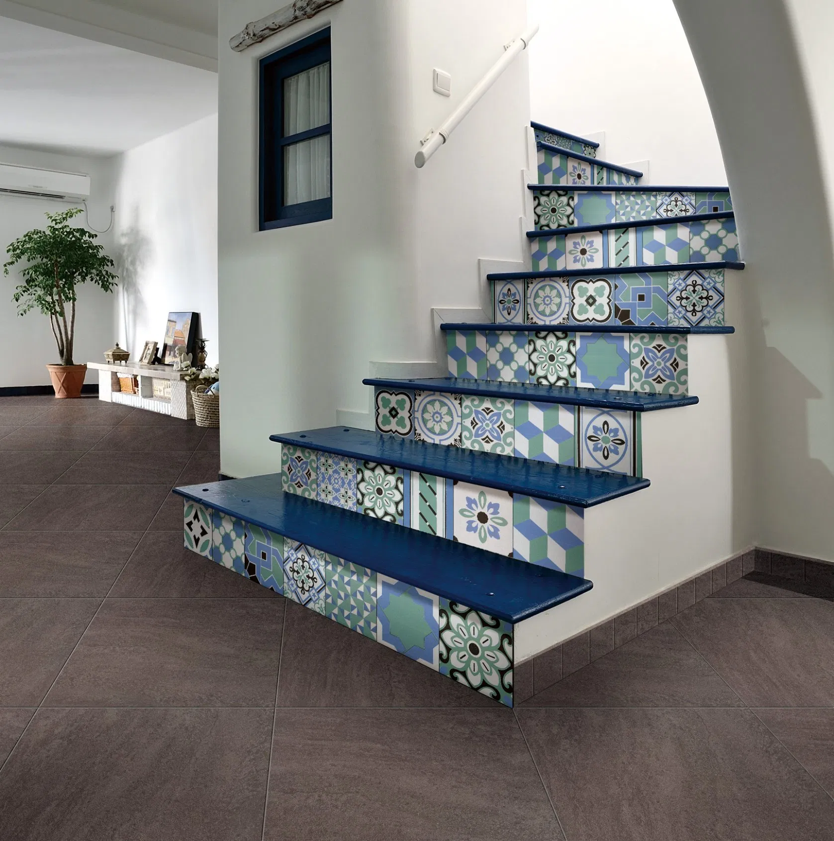 Rustic Spanish Style Non-Slip Decorative Tiles for Walls and Floors