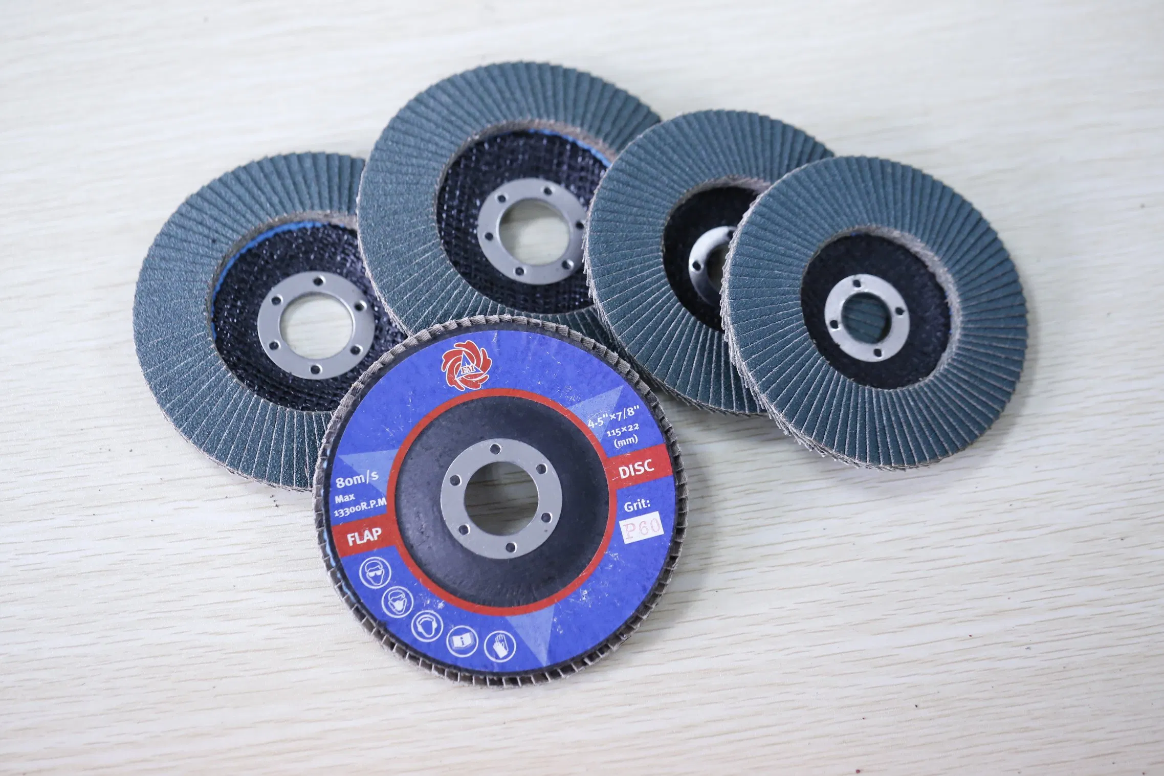 Лепестковый круг из циркония 4.5 дюйма для шлифовки металла