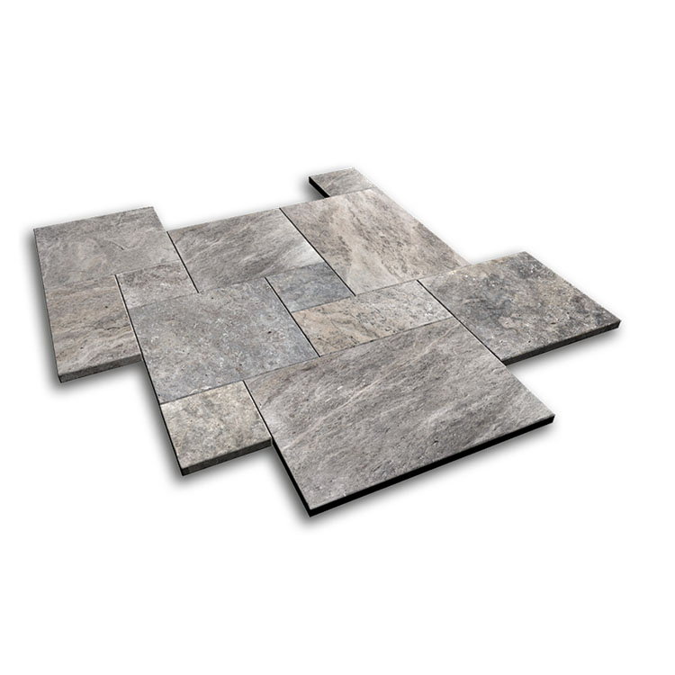 Мозаичная плитка из мрамора французский узор