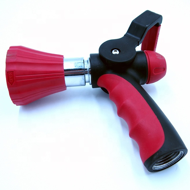 3/4 Inch Inlet, High Pressure Car Wash Firemen Style Gun Sprayer, Heavy Duty Metal Power Watering Attachment