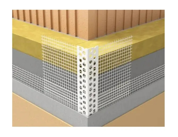 PVC Corner Bead with Mesh, 2.5m Per PC All Colour Available