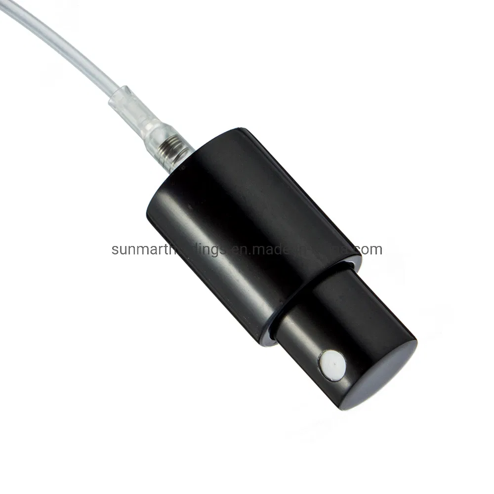 18/415 All Aluminium Shiny Black Fine Mist Spray Pump