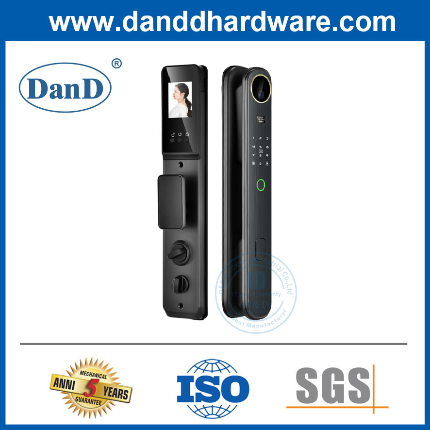 Digital Handle Biometric Fingerprint Face Recognition Security Face Recognition Smart Door Lock