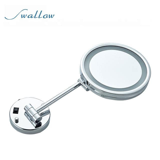 Wall Vanity Mirror Bathroom Round, 3 Times Magnification Mirrors From Executive Shaving