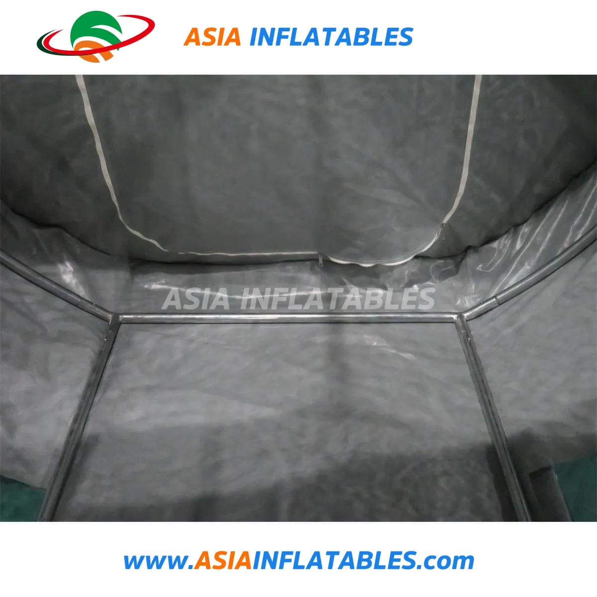 Three Rooms Sleeping Tent Inflatable Bubble Lodge Tent with Hard Door