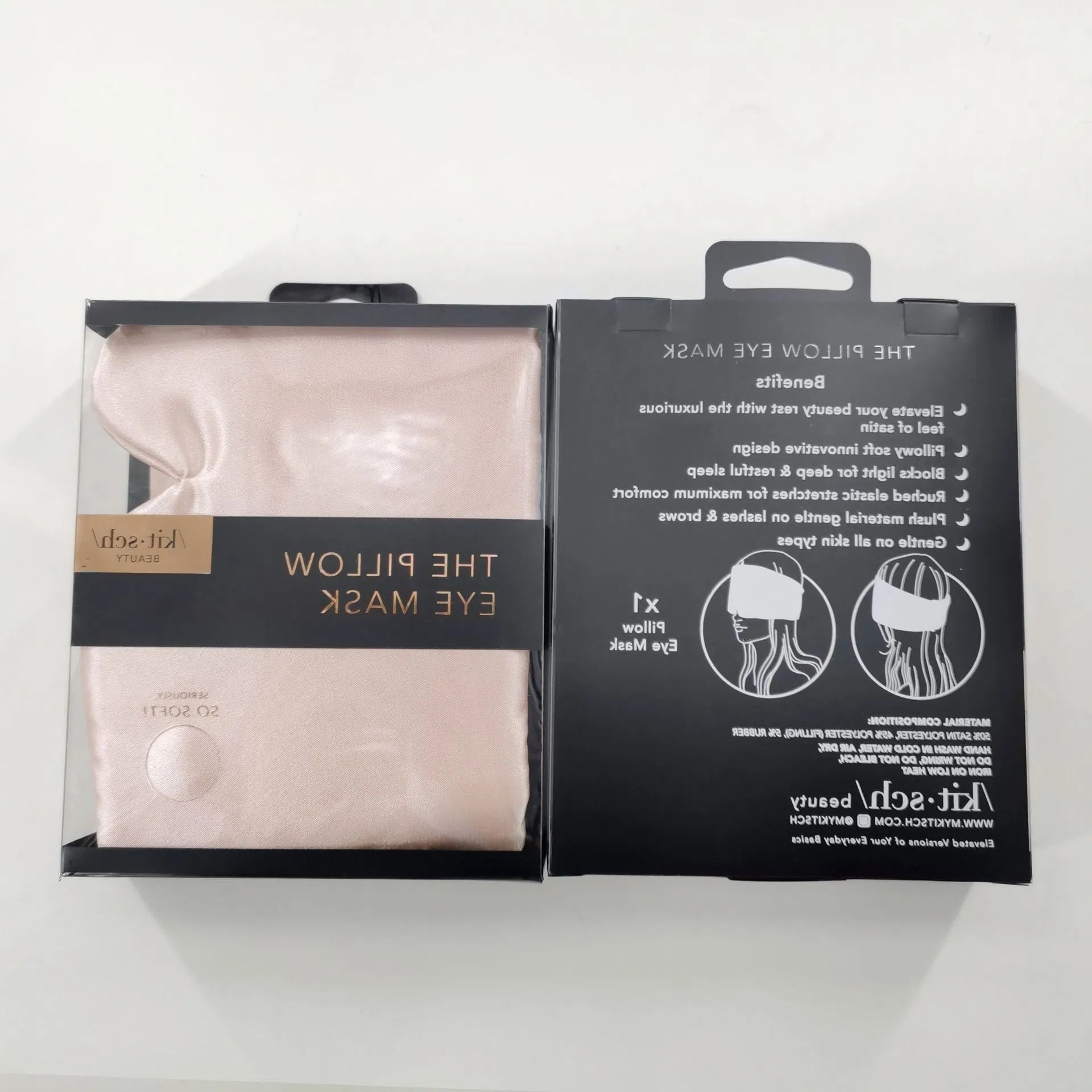 100% Mulberry Silk Sleep Mask, Adjustable Blackout Eye Mask for Travel/Hotel Wholesale Supplier
