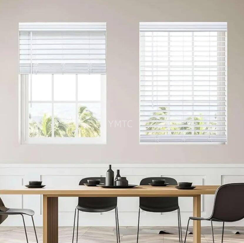 2" PVC Custom Cordless Venetian Blinds with Wand Control