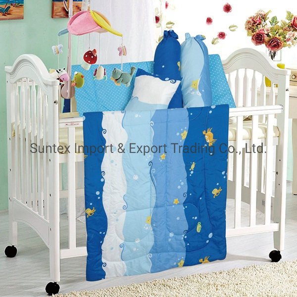 100% Cotton 4PCS Baby Comforter Set Manufacturer