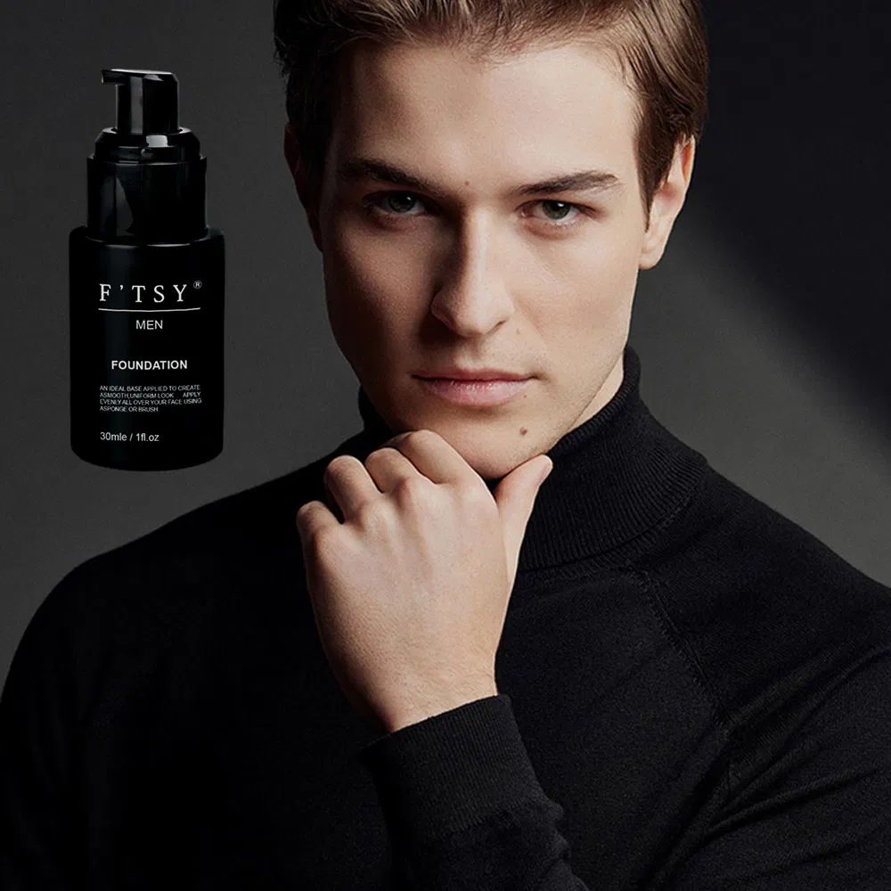 Custom 30ml Men's Foundation Concealer Even Skin Tone Makeup Bb Cream