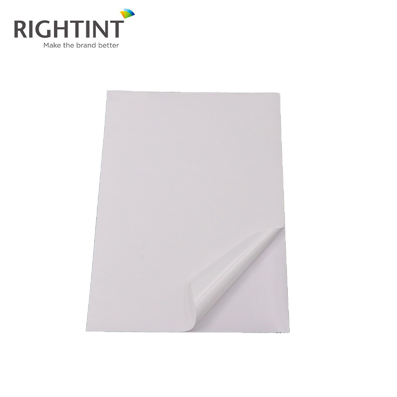 Synthetic Sticker Rightint Carton A4, OEM die cutting paper Vinly Label