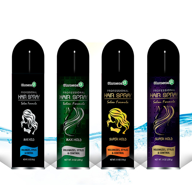 OEM Private Label Moisturizing Hair Spray Fashion Strong Hold Styling Moisturizing