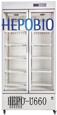 2~8 Degree 660 L Upright Style Medical Refrigerator (HEPO-U660)