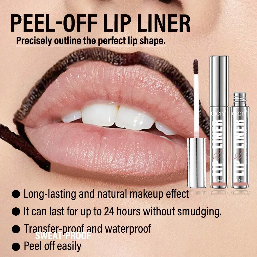 Cosmetic 2.5ml 4 Color Tear off Lip Liner